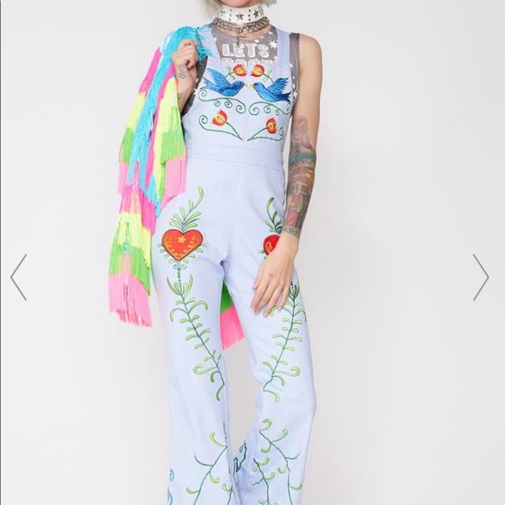Fillyboo Floral Embroidered Jumpsuit - Picture 4 of 15